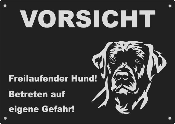 Labrador | Aluminium Warnschild